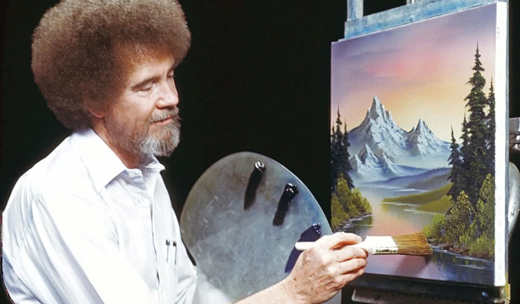 bob ross paintings